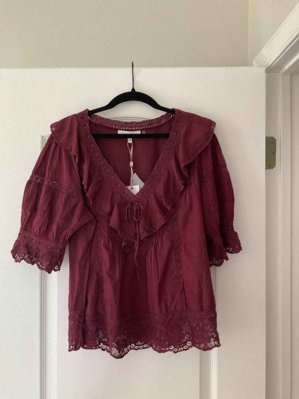 Love Shack Fancy Romilly Blouse NWT